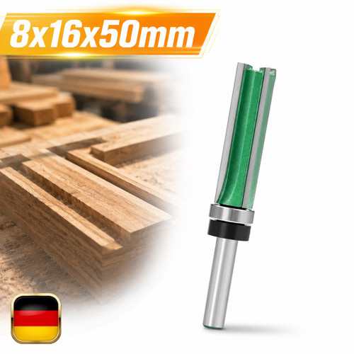 Bündigfräser 8mm schaft - 8mm,