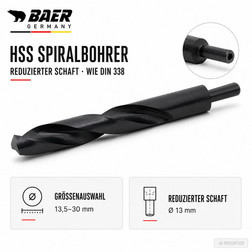Hss spiralbohrer 20 - 18, 25