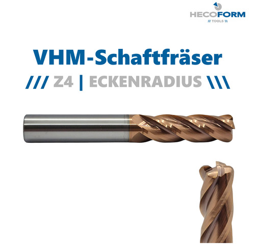 Vhm eckenradiusfräser - vhm,
